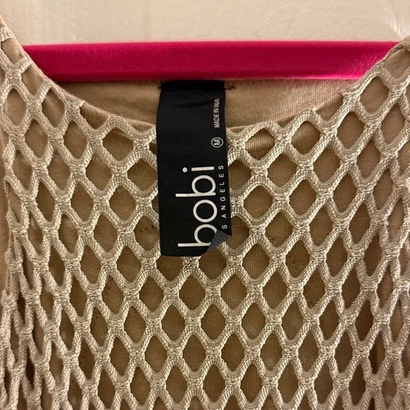 Bobi Tan Sleeveless Midi Dress - Picture 2 of 3